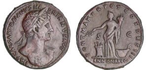Hadrien - Sesterce (118, Rome) Hadrien - Sesterce (118, Rome)