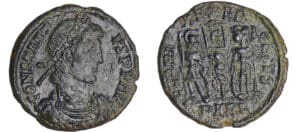 Constance II - Nummus (340-341, Arles) Constance II - Nummus (340-341, Arles)