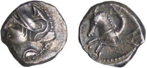 Allobroges - Denier à l’hippocampe (200-100 av. J.-C.)