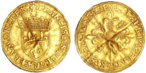 François 1er (1515-1547) - Ecu d'or au soleil - 4ème type - Saint-André de Villeneuve-lès-Avignon François 1er (1515-1547) - Ecu d'or au soleil - 4ème type - Saint-André de Villeneuve-lès-Avignon