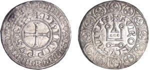 Philippe IV (1285-1314) - Gros tournois à l'O rond