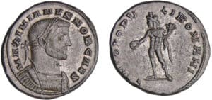 Galère Maximien - Follis (Londres) - Le Génie