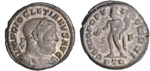Dioclétien - Follis (Trèves) - Le Génie