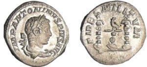 Elagabal - Denier (221-222, Rome)