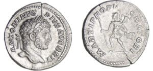 Caracalla - Denier (213, Rome) - Mars