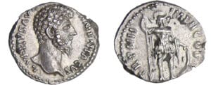 Lucius Vérus - Denier (164, Rome) - Mars