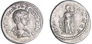 Géta - Denier (199-200, Laodicea)