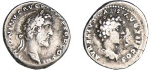 Antonin le Pieux et Marc Aurèle - Denier (140, Rome)