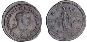 Dioclétien - Follis (284-305, Lyon)