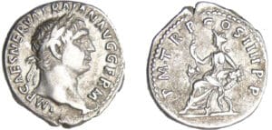 Trajan - Denier (101-102, Rome) - La Fortune Trajan - Denier (101-102, Rome) - La Fortune