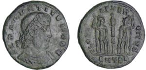 Delmace - Nummus (336-337, Thessalonique) Delmace - Nummus (336-337, Thessalonique)