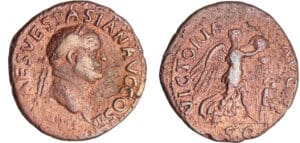 Vespasien - As (68-79, Rome) - La Victoire sur la Judée Vespasien - As (68-79, Rome) - La Victoire sur la Judée