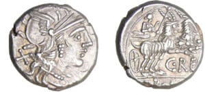 Renia- Denier (138 av. J.-C.) Renia- Denier (138 av. J.-C.)