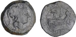 Anonyme - Triens (211-206) Av. J.-C.) Anonyme - Triens (211-206) Av. J.-C.)