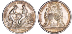 France - Louis XV (1715-1774) - Médaille en argent "LE BON VIEILLARD" 1745
