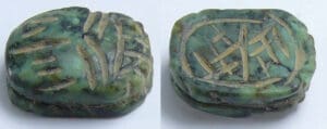 Egypte - Basse époque - Scarabée en pierre - 633-332 av. J.-C. (26ème-30ème dynastie)
