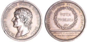 Napoléon Ier (1804-1814) - Médaille en argent - Réunion du Piémont An XI (1802)
