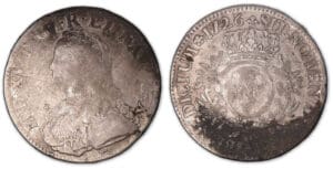Louis XV - Ecu aux branches d'olivier 1726 A (Paris).