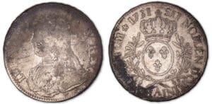 Louis XV - Ecu aux branches d'olivier 1731 A (Paris).