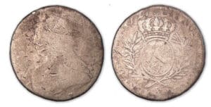 Louis XV - Demi-écu aux branches d'olivier 1727 & (Aix).