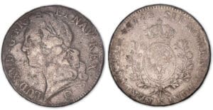Louis XV - Ecu au bandeau 1743 K (Bordeaux).
