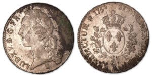 Louis XV - Ecu au bandeau 1759 A (Paris). Louis XV - Ecu au bandeau 1759 A (Paris).