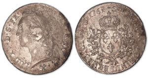 Louis XV - Ecu au bandeau 1761 L (Bayonne). Louis XV - Ecu au bandeau 1761 L (Bayonne).