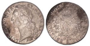 Louis XV - Ecu au bandeau 1762 R (Orléans). Louis XV - Ecu au bandeau 1762 R (Orléans).