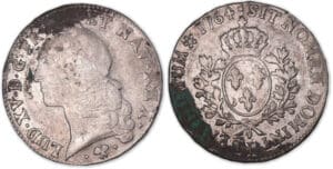 Louis XV - Ecu au bandeau 1764 L (Bayonne). Louis XV - Ecu au bandeau 1764 L (Bayonne).