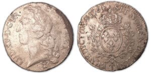 Louis XV - Ecu au bandeau 1764 T (Nantes). Louis XV - Ecu au bandeau 1764 T (Nantes).