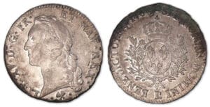 Louis XV - Ecu au bandeau 1765 L (Bayonne). Louis XV - Ecu au bandeau 1765 L (Bayonne).
