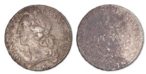 Louis XV - Ecu au bandeau 1765 T (Nantes). Louis XV - Ecu au bandeau 1765 T (Nantes).