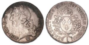Louis XV - Ecu au bandeau 1767 I (Limoges). Louis XV - Ecu au bandeau 1767 I (Limoges).