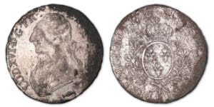 Louis XVI - Ecu aux branches d'olivier 1776 K (Bordeaux).
