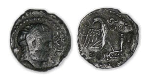 CARNUTES - Bronze CATAL à l'aigle (50-30 av. J.-C.).