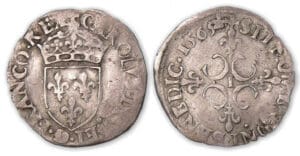 Charles IX - Sol parisis 1565 I (Limoges). Charles IX - Sol parisis 1565 I (Limoges).