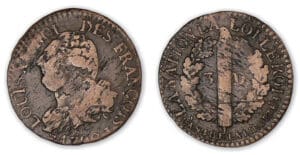 3 deniers type FRANCOIS 1792 I (Limoges). 3 deniers type FRANCOIS 1792 I (Limoges).