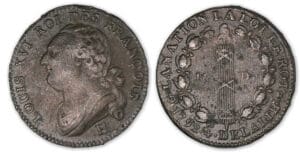 12 deniers type FRANCOIS 1792 H (La Rochelle). 12 deniers type FRANCOIS 1792 H (La Rochelle).