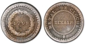 Constitution - Dizain de l'Abbé Rochon 1791. Constitution - Dizain de l'Abbé Rochon 1791.