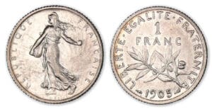 1 franc Semeuse 1905.