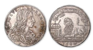 Italie - Naples Carlo II - Carlino 1684.