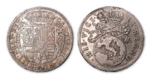 Italie - Naples Carlo II - Tari 1684.