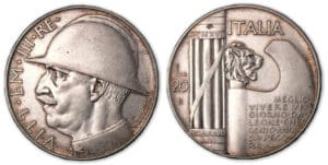 Italie - Victor Emanuele III - 20 Lire 1928.