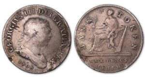 Irlande - Gorges III - 30 Pence token 1808.