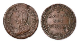 Italie - Etat papal - 5 Baiocchi 1797.