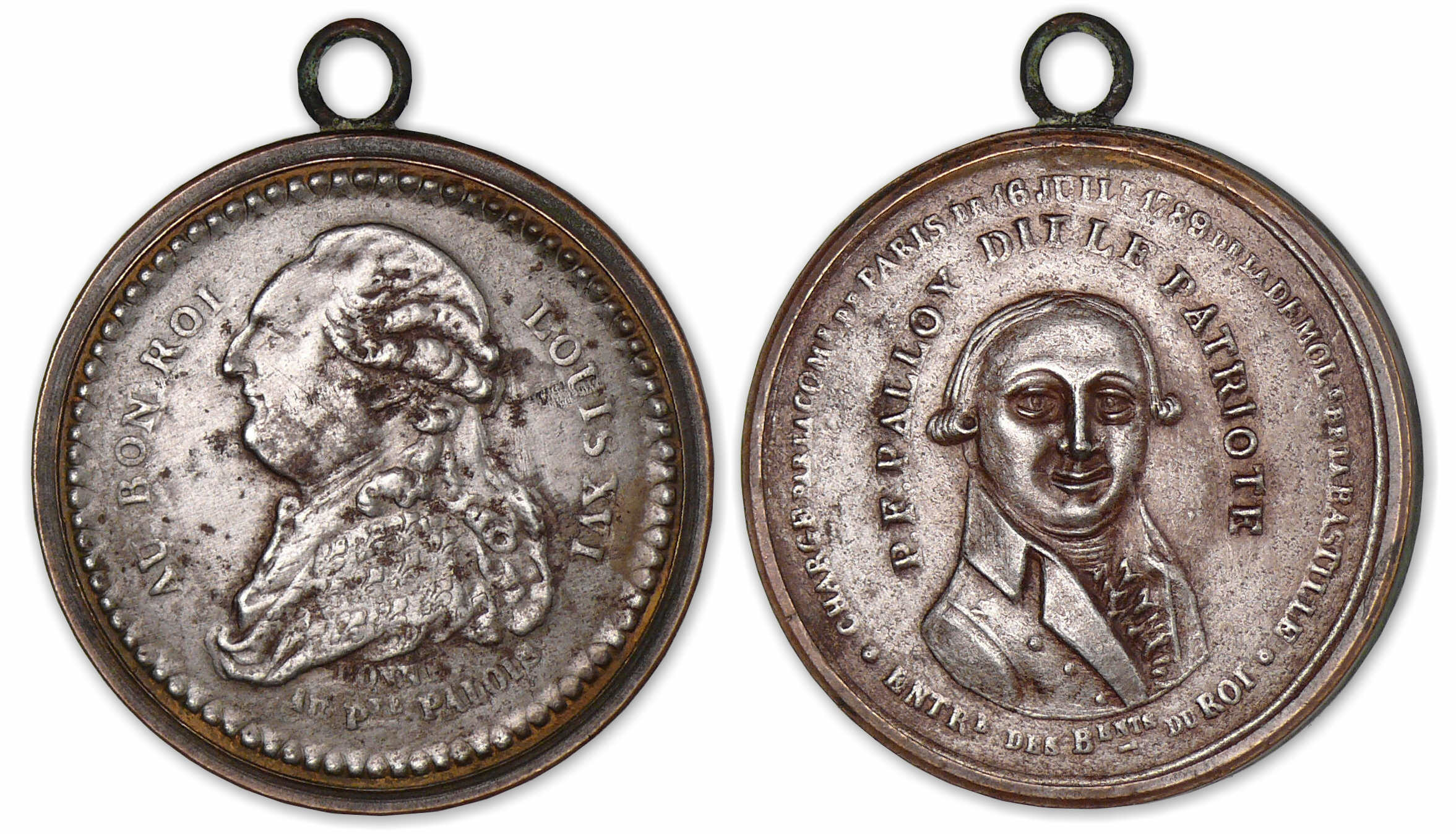 Médaille de PALOY inédite coin W15 / W36 fer cerclé de cuivre. Médaille de PALOY inédite coin W15 / W36 fer cerclé de cuivre.