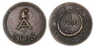 Convention - Module d'une 10 sols 1790. Convention - Module d'une 10 sols 1790.