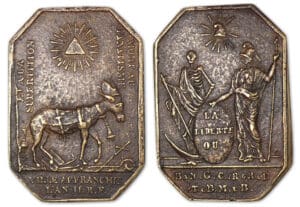 Siège Lyon - Convention - Plaquette à l'âne. Siège Lyon - Convention - Plaquette à l'âne.