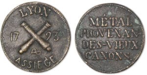 Siège Lyon - Convention - Médaille 1793. Siège Lyon - Convention - Médaille 1793.