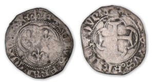Charles VIII - Double tournois (Lyon).